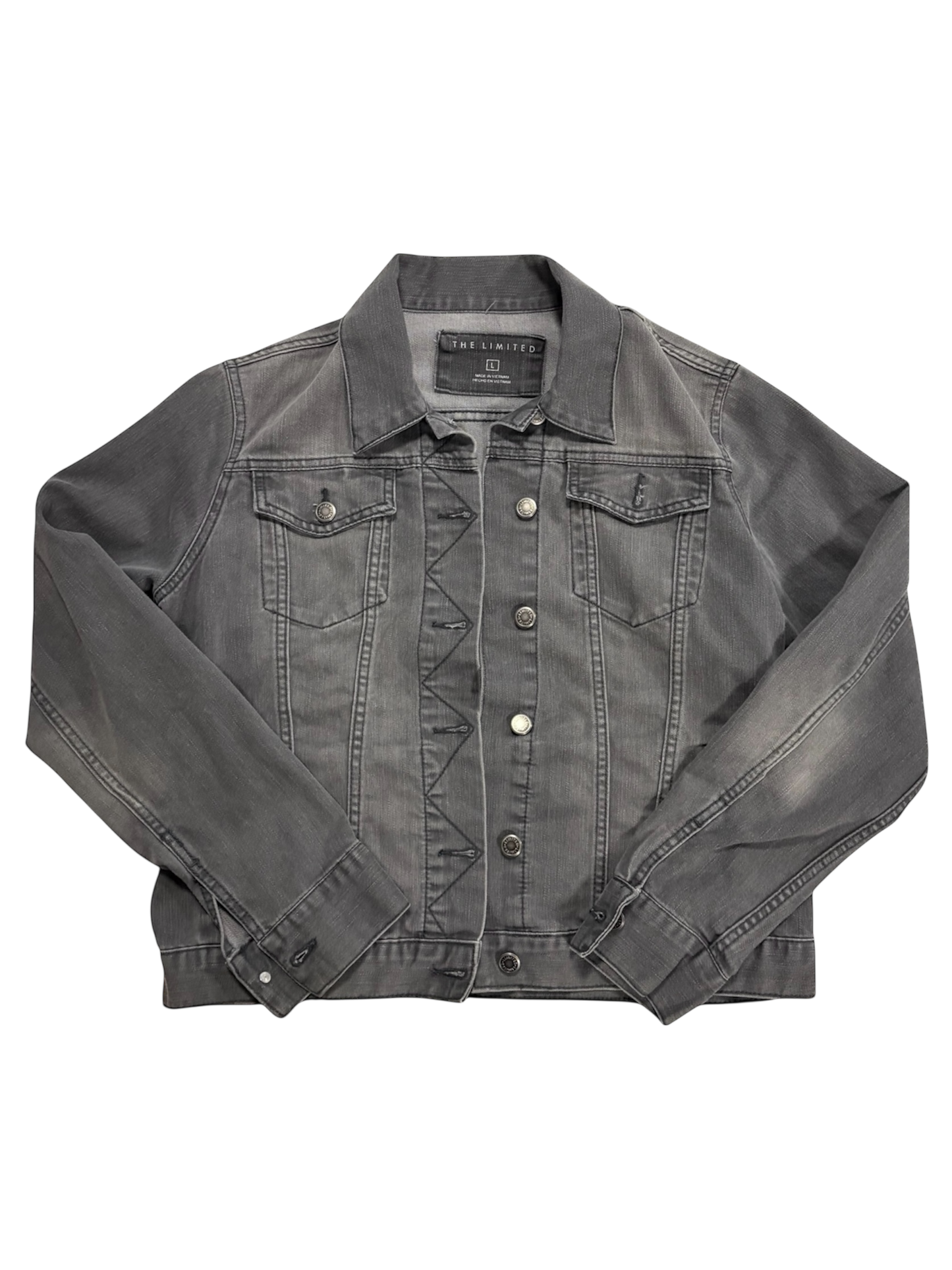 Portrait Denim Jacket by Little b (Size: M)