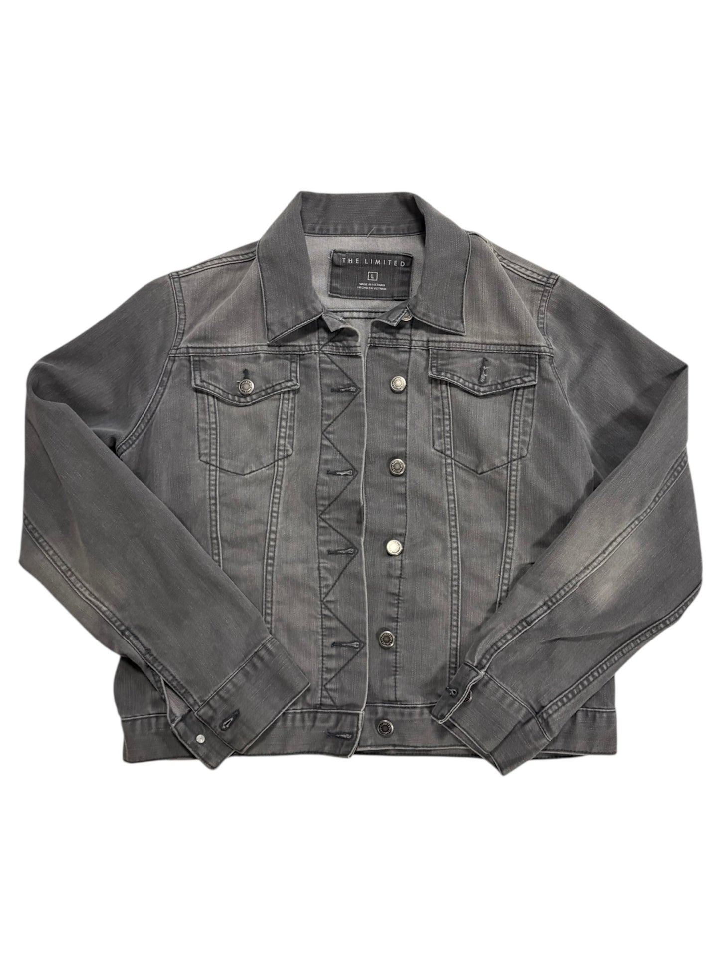 Portrait Denim Jacket by Little b (Size: M) - I AM REVEALED