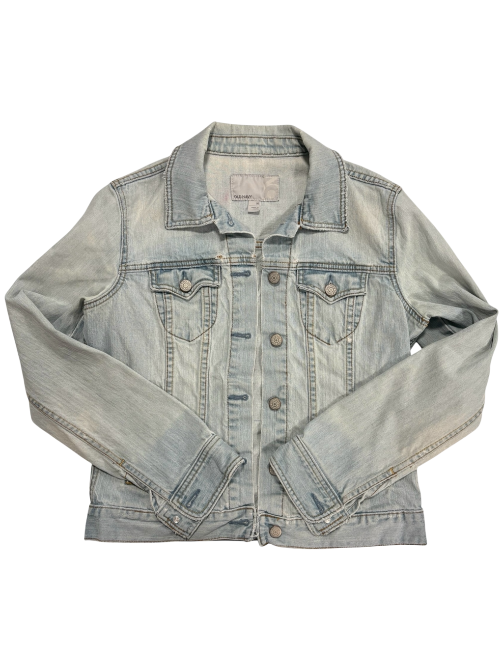 Hand-Painted and Stitched Portrait on Denim Jacket by Little b • WM