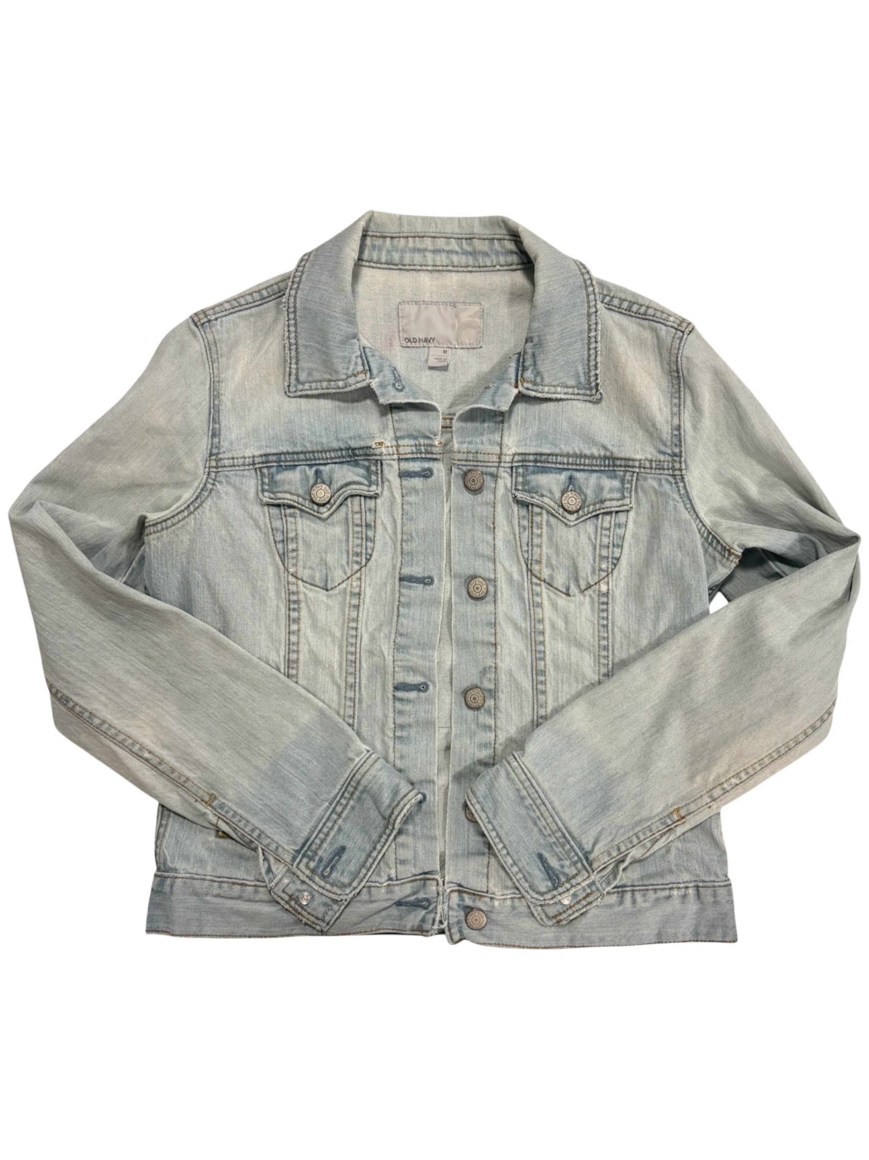 Hand-Painted and Stitched Portrait on Denim Jacket by Little b • WM