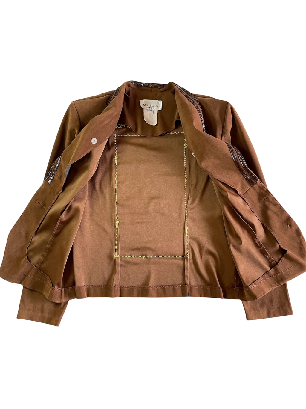 Hand-Painted & Stitched Jacket by M.M. • Women’s • M