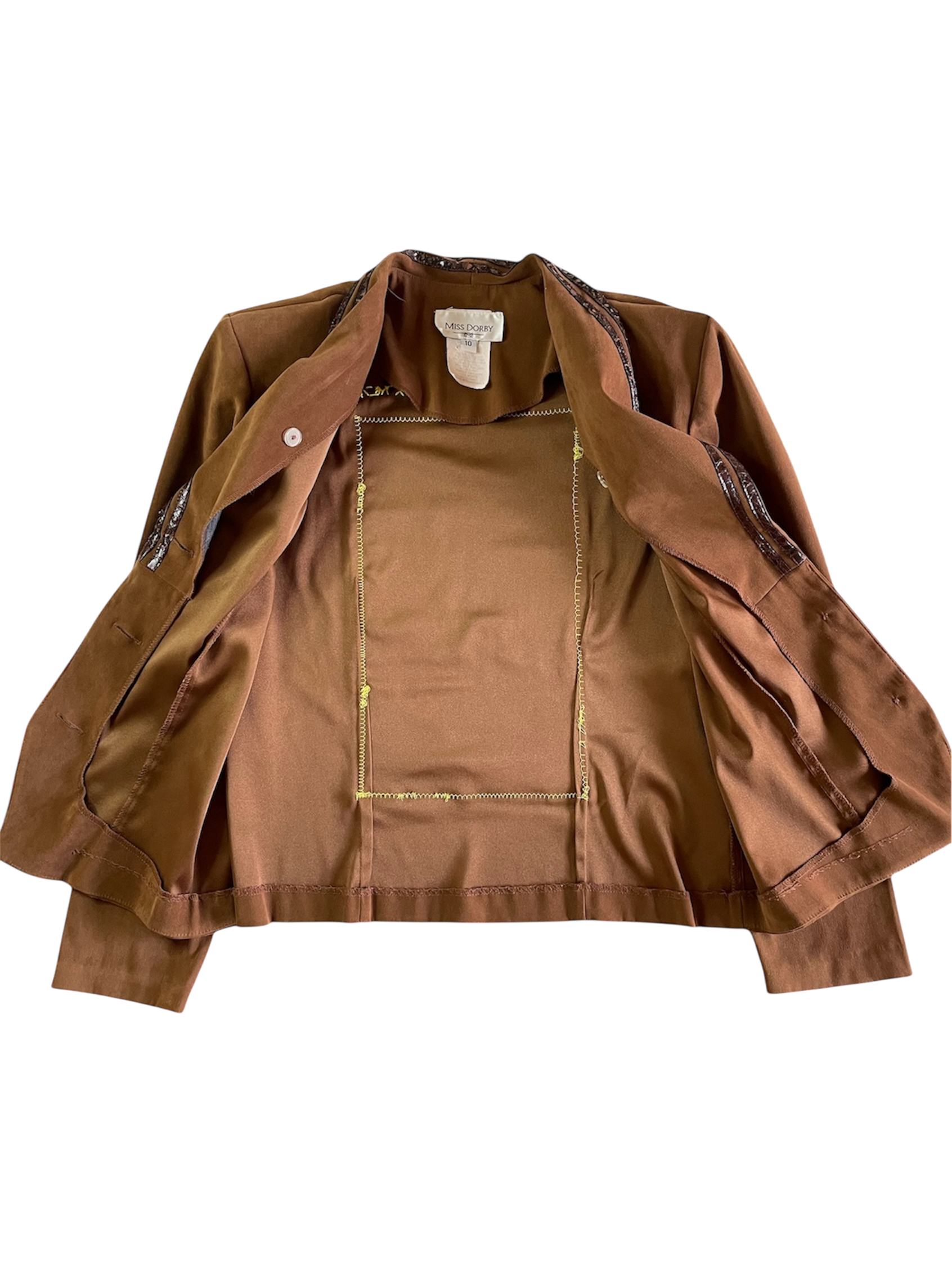 Hand-Painted & Stitched Jacket by M.M. • Women’s • M