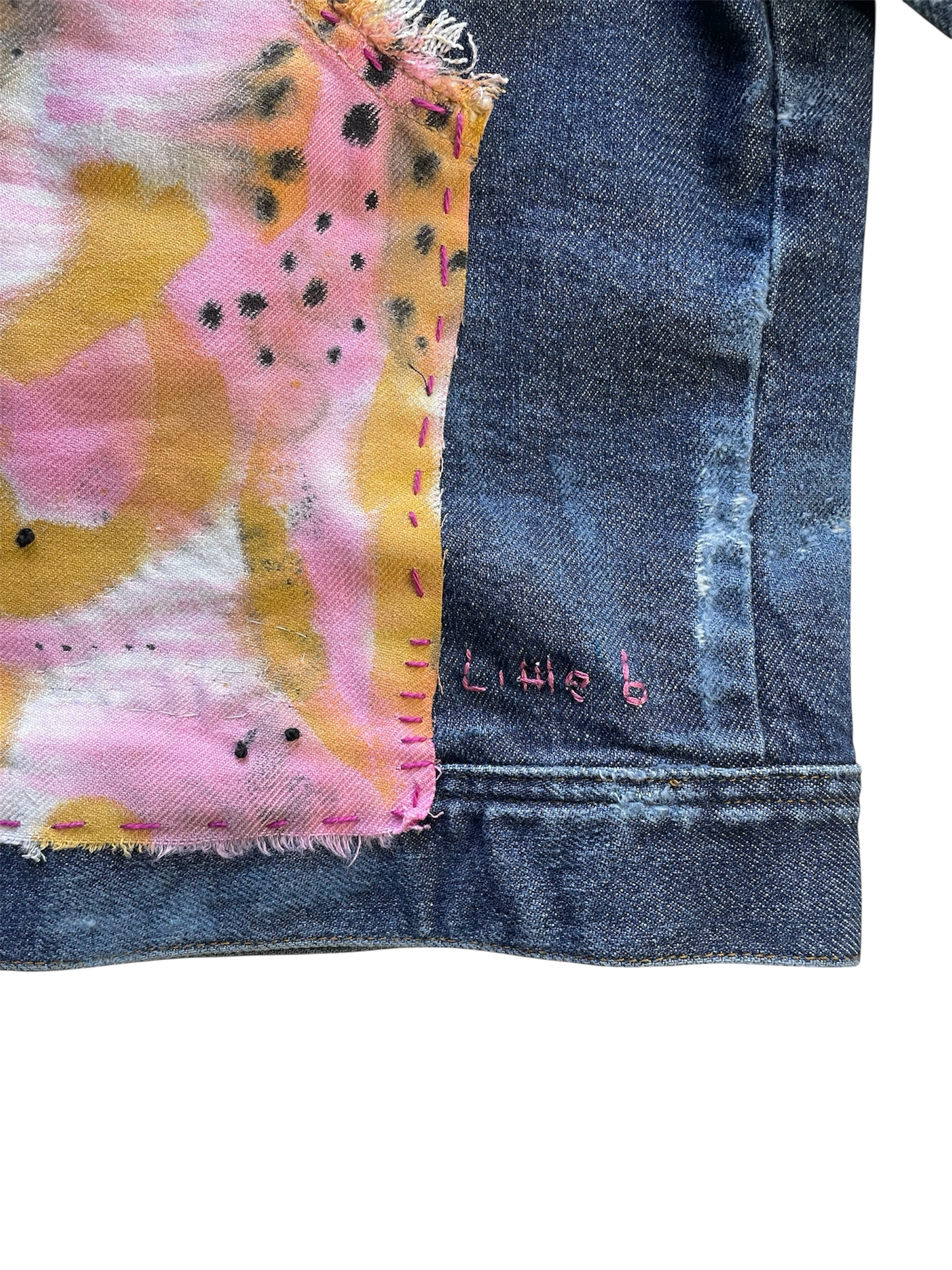 1/1 Bloom Denim Jacket by little b. (Size: WXXS)