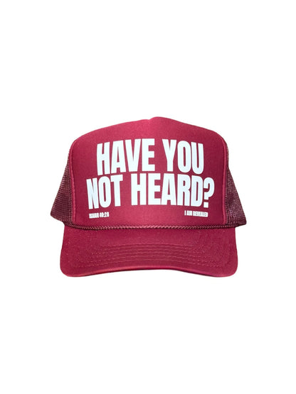 Maroon Trucker