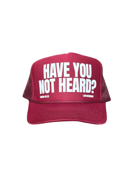 Maroon Trucker