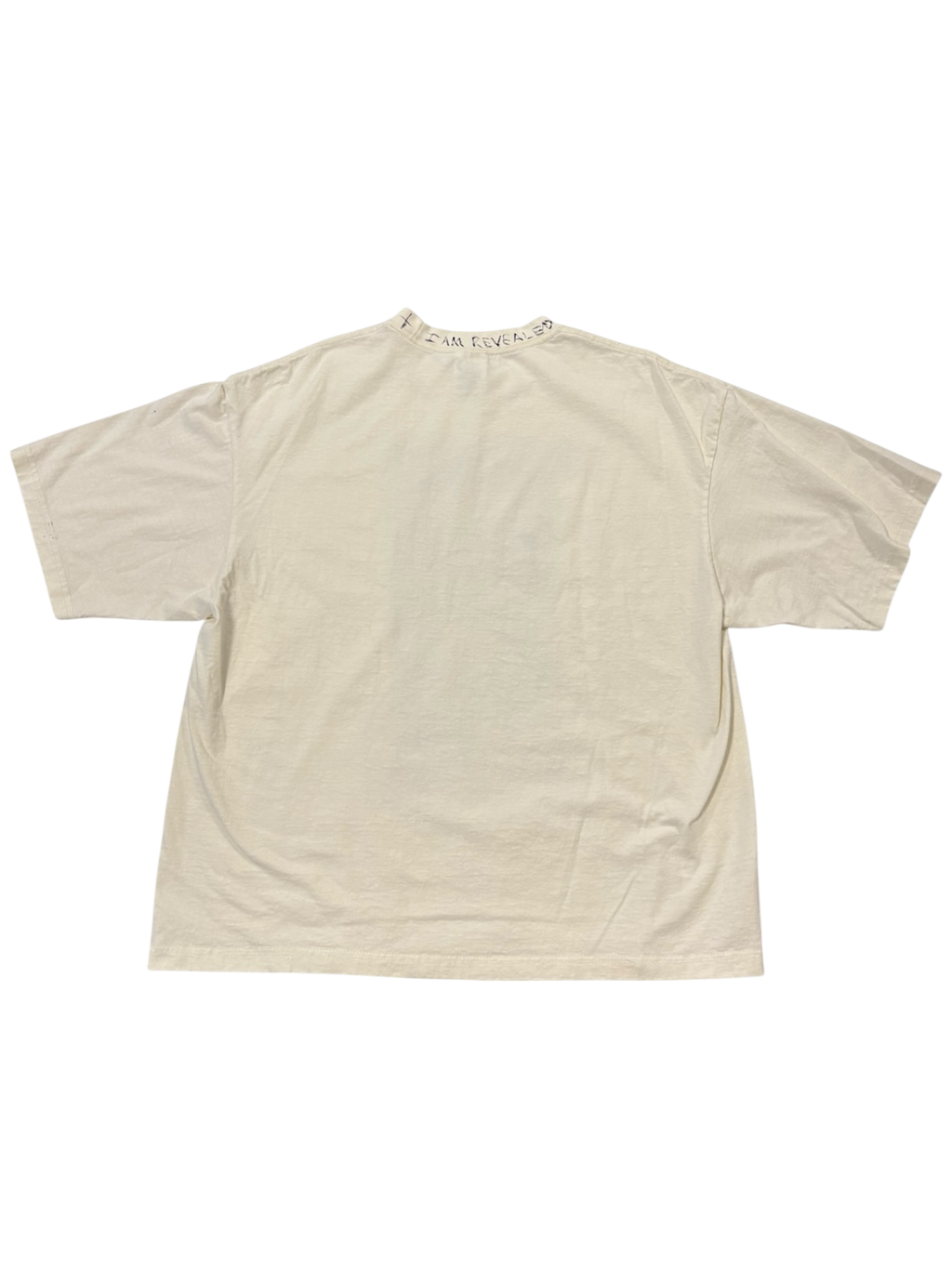 Hand-Painted ‘Loved’ Portrait on Boxy Cropped Tee by Little b • Unisex • 2XL