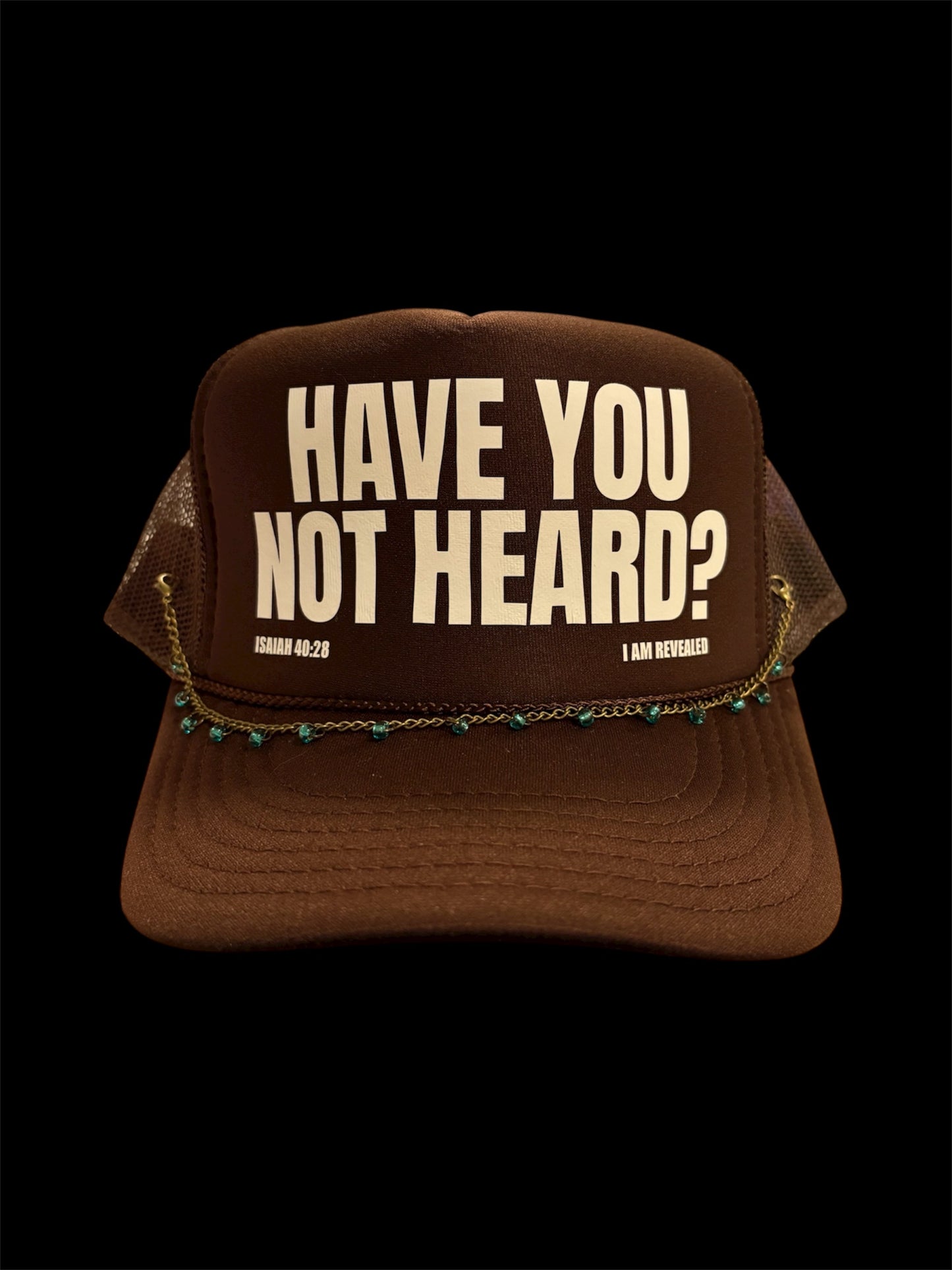 Bronze & Blue Hat Chain by The Kings Misfit Kid