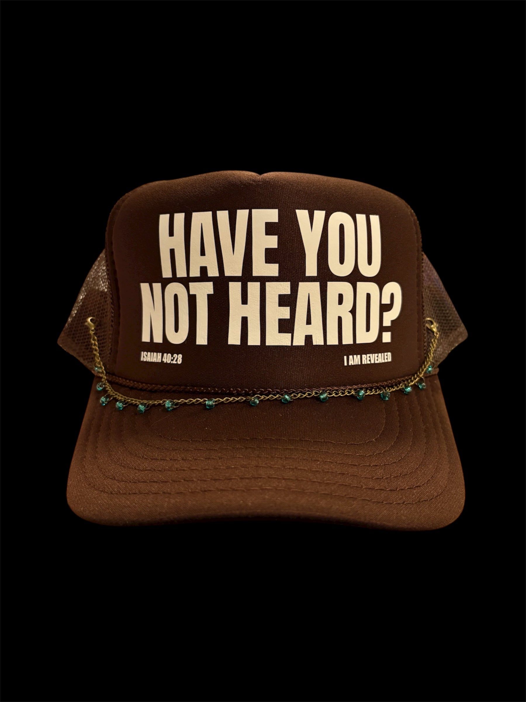 Bronze & Blue Hat Chain by The Kings Misfit Kid