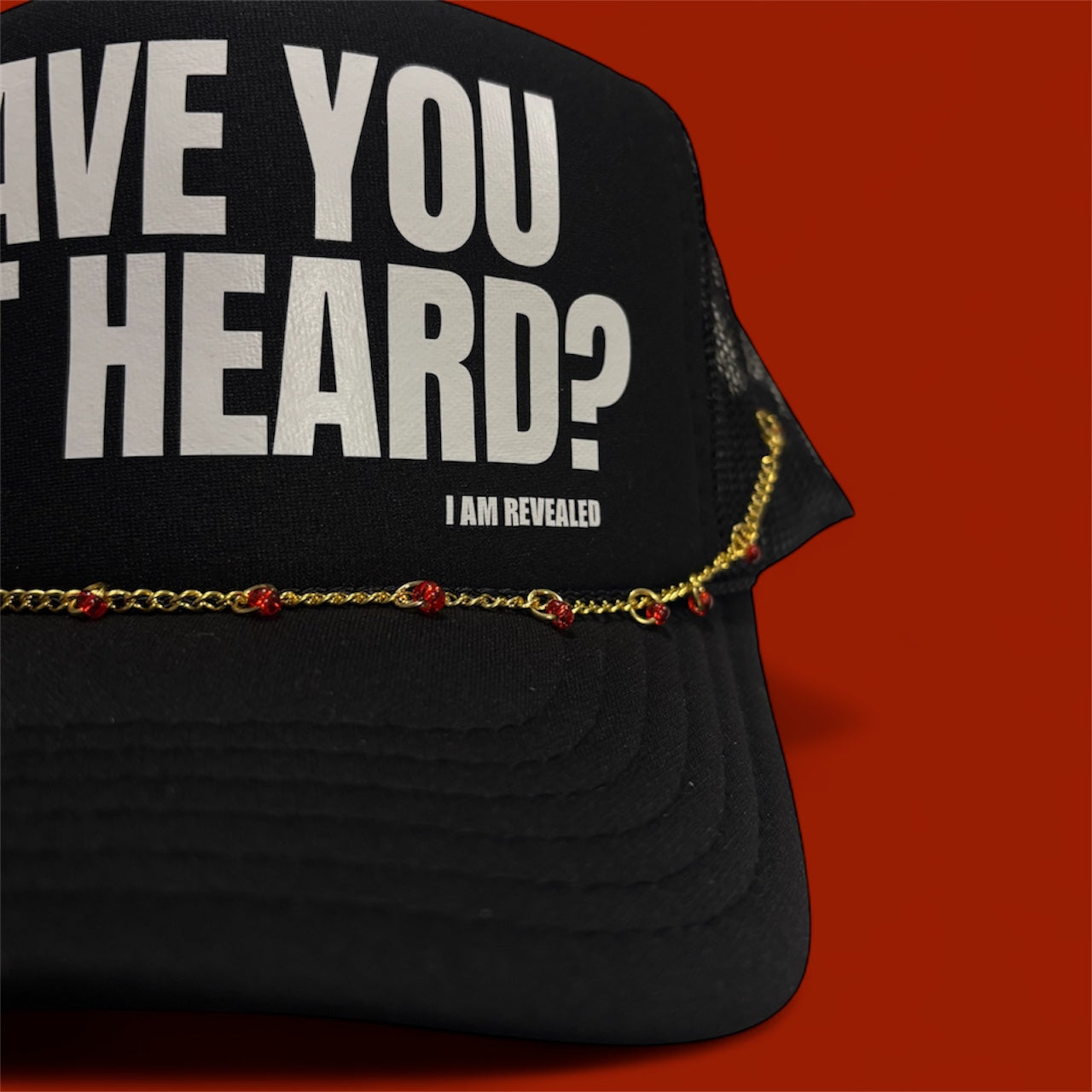 Gold & Red Hat Chain by The Kings Misfit Kid