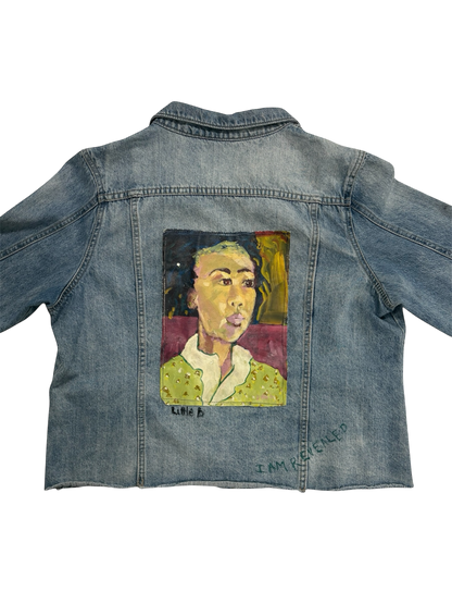 1/1 Portrait Denim Jacket by Little b (Size: M)