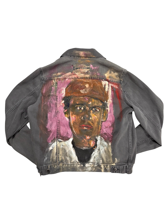 Portrait Denim Jacket by Little b (Size: M)