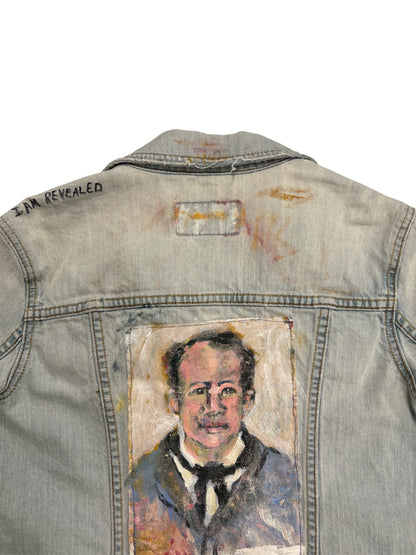 Portrait Denim Jacket by Little b (Size: WM) - I AM REVEALED