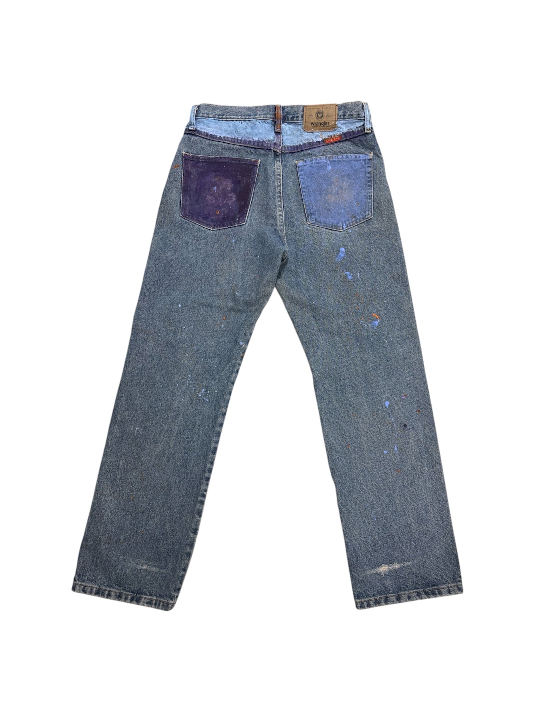 Bird & Butterfly Denim Jeans by Little b (Size: 33) - I AM REVEALED