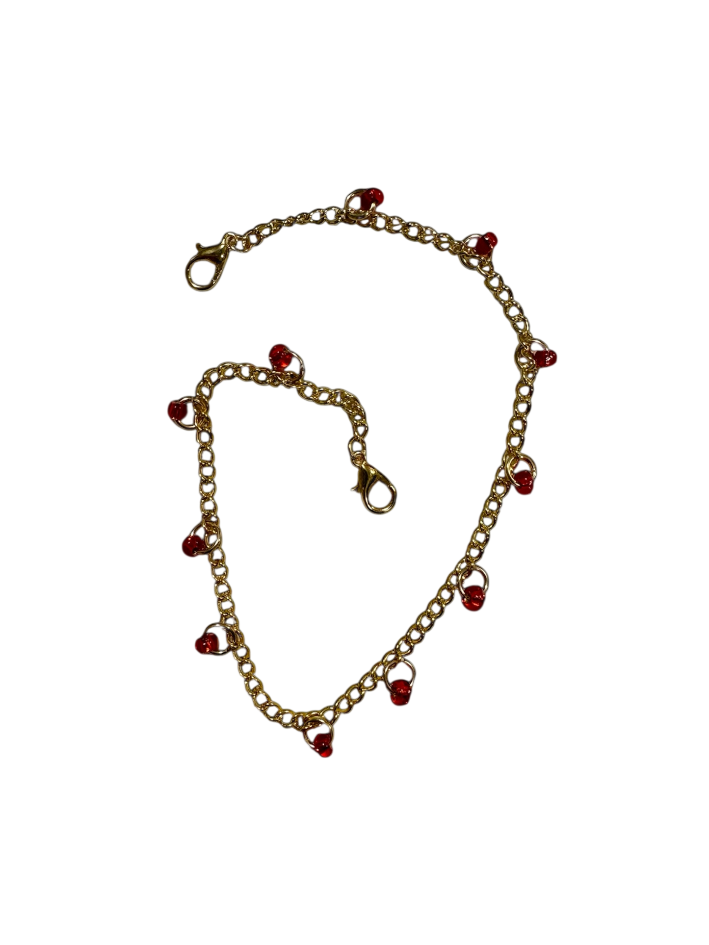 Gold & Red Hat Chain by The Kings Misfit Kid