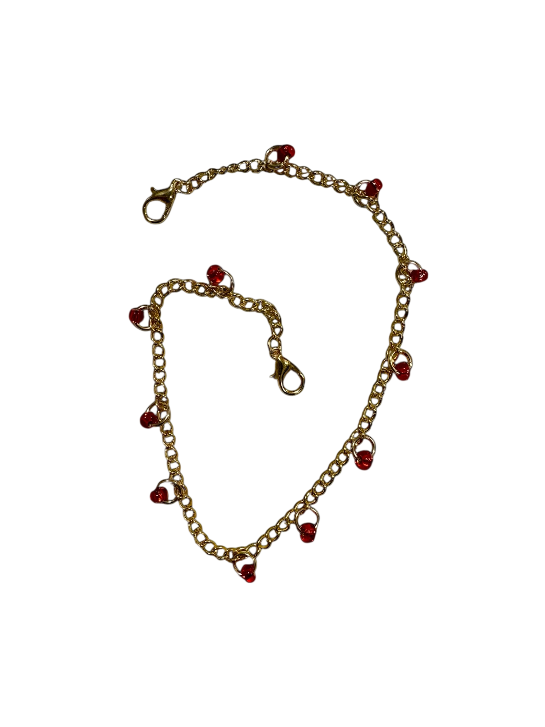 Gold & Red Hat Chain by The Kings Misfit Kid