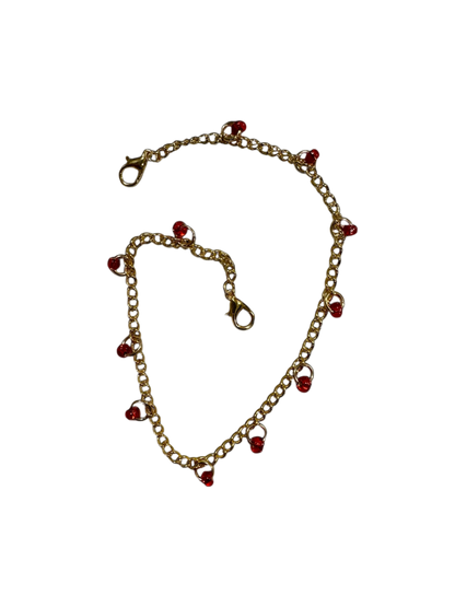 Gold & Red Hat Chain by The Kings Misfit Kid