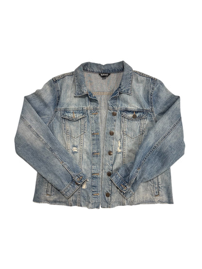 1/1 Portrait Denim Jacket by Little b (Size: M) - I AM REVEALED