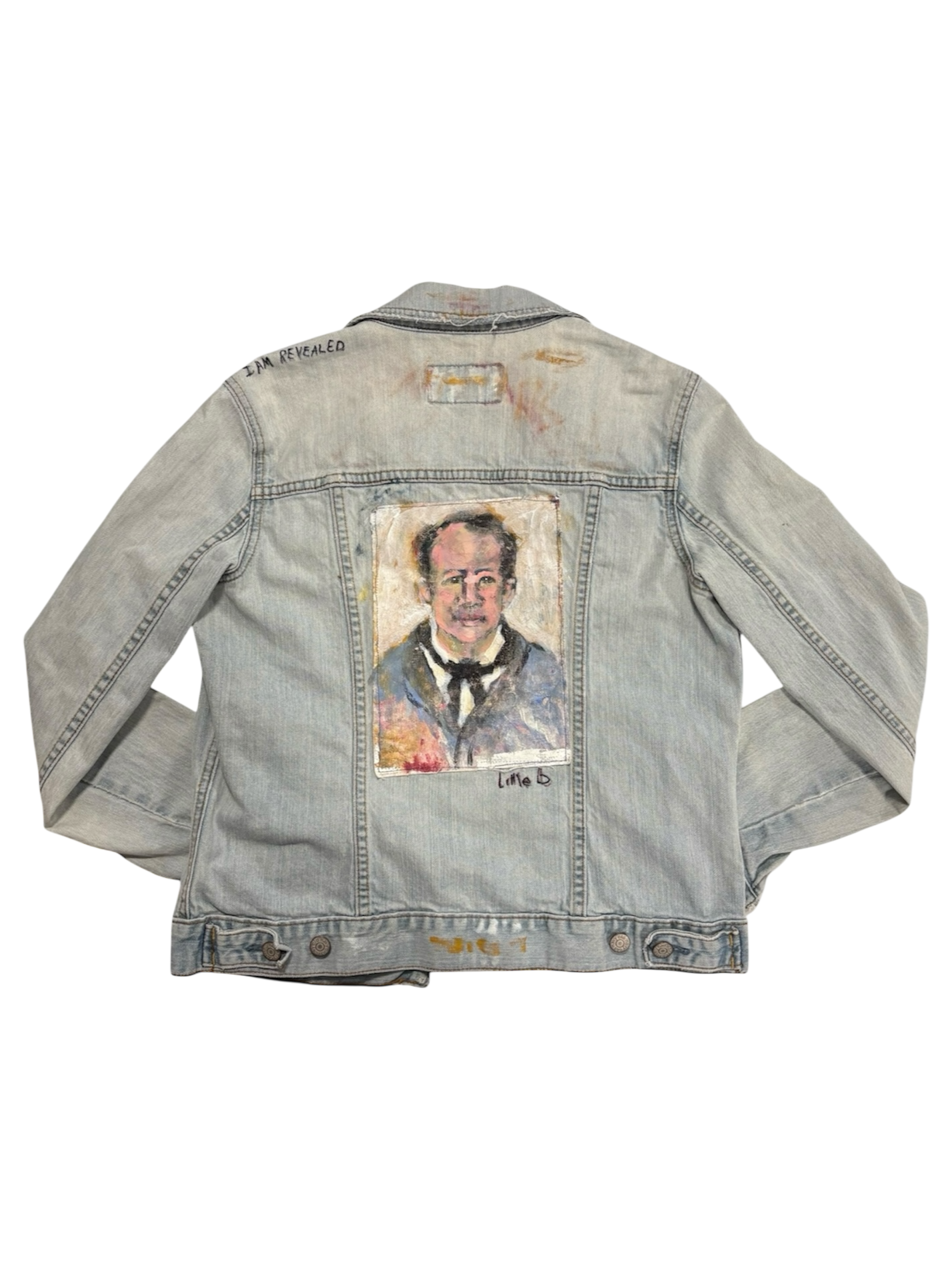 Portrait Denim Jacket by Little b (Size: WM)