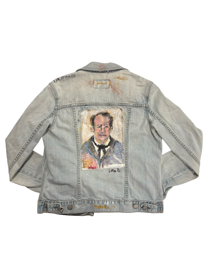 Portrait Denim Jacket by Little b (Size: WM)