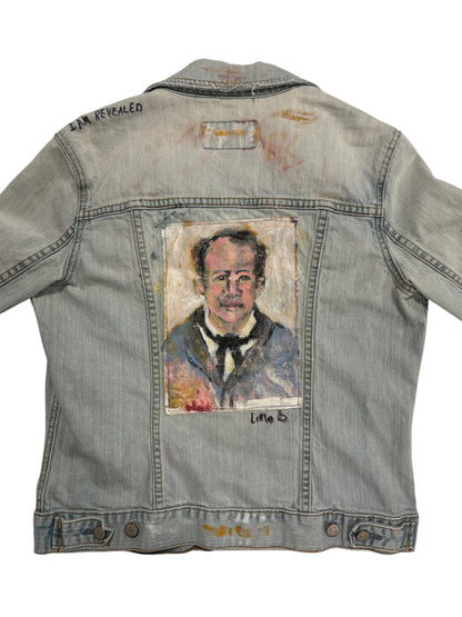 Portrait Denim Jacket by Little b (Size: WM) - I AM REVEALED