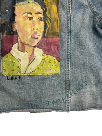 1/1 Portrait Denim Jacket by Little b (Size: M)