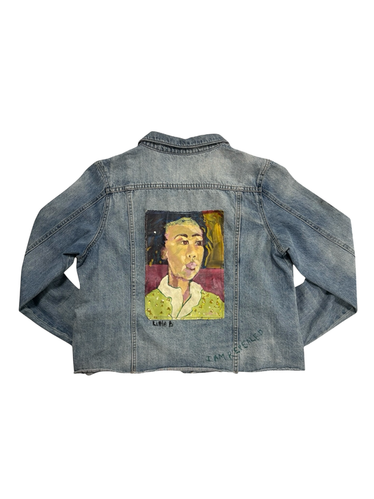 1/1 Portrait Denim Jacket by Little b (Size: M)