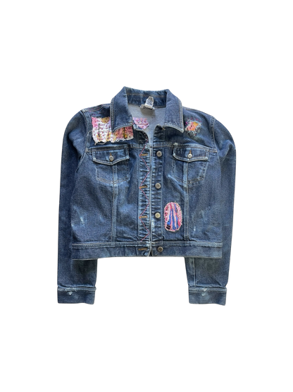 1/1 Bloom Denim Jacket by little b. (Size: WXXS)