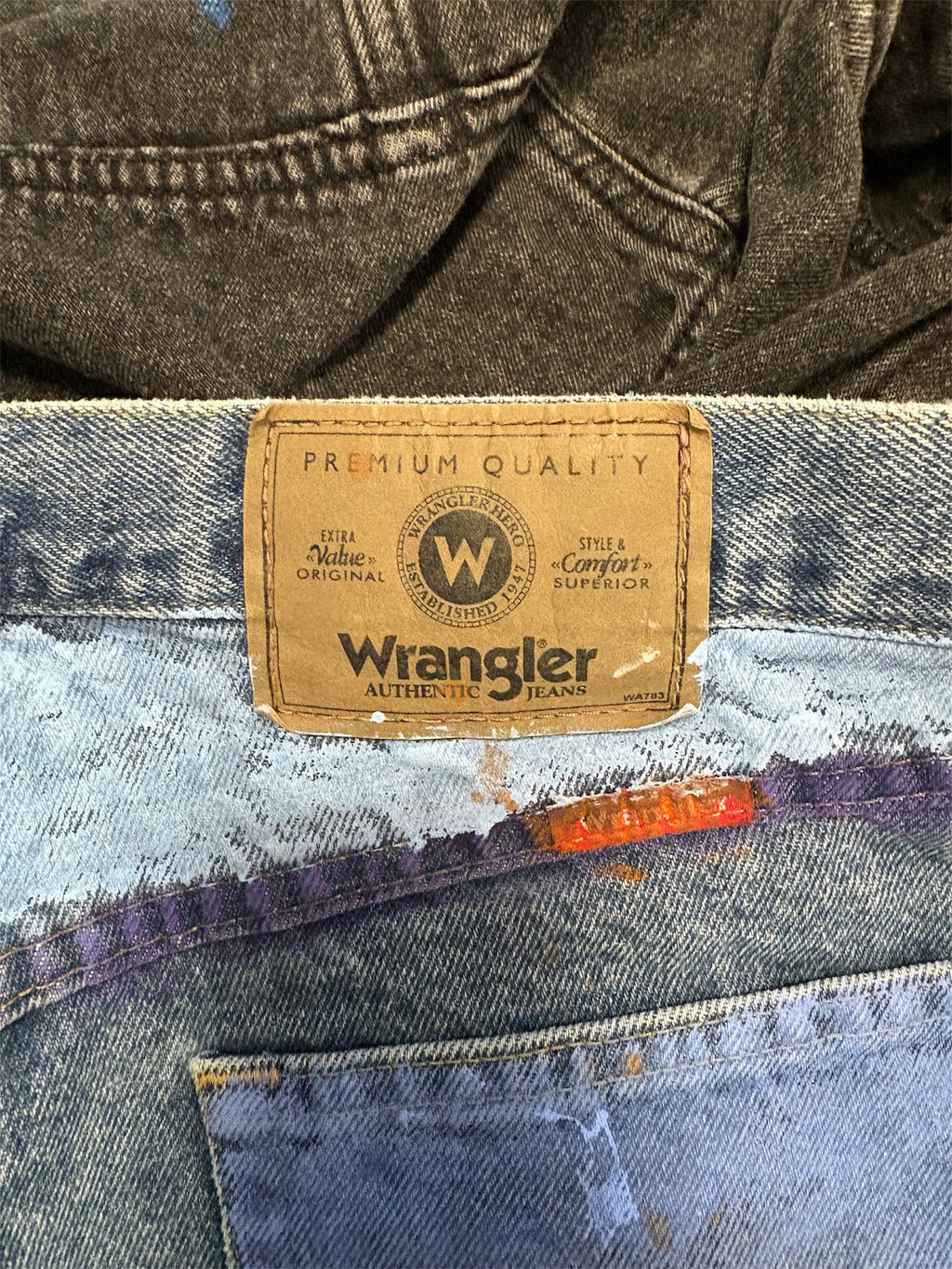 Bird & Butterfly Denim Jeans by Little b (Size: 33) - I AM REVEALED