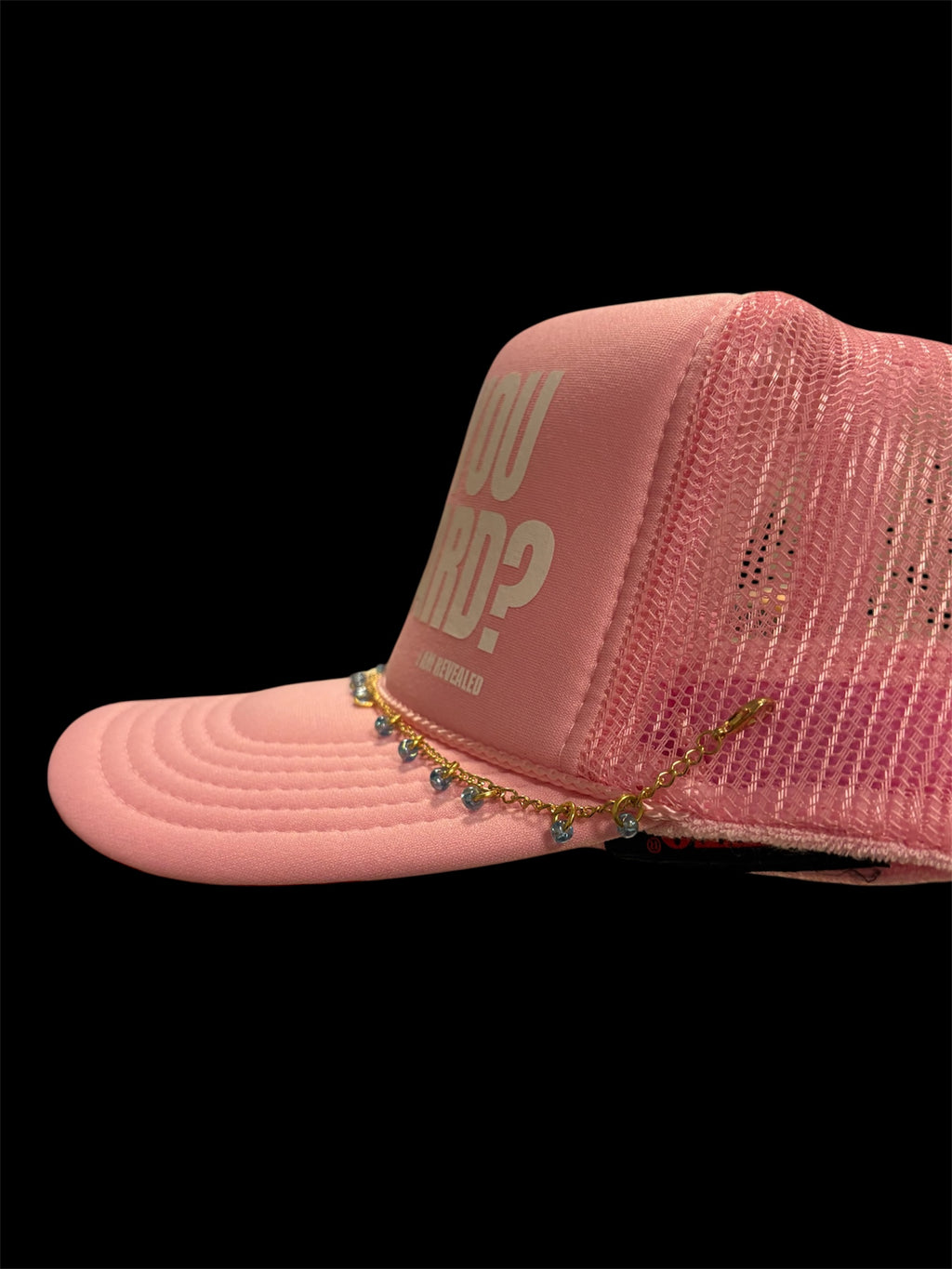 Gold & Blue Hat Chain by The Kings Misfit Kid - I AM REVEALED