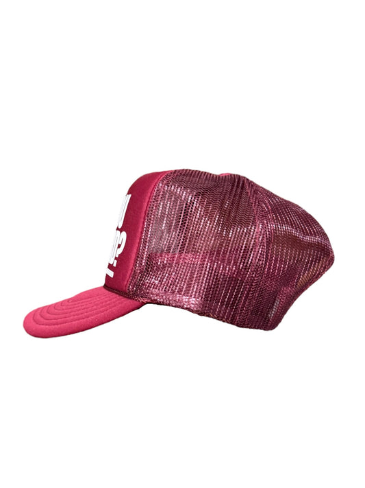 Maroon Trucker