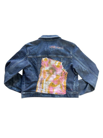 1/1 Bloom Denim Jacket by little b. (Size: WXXS)