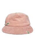 Hand-Stitched Baby’s Breath Flowers on Suede Strapback by JBM • Unisex