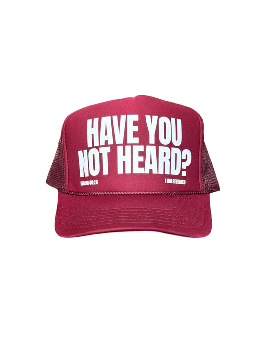 Maroon Trucker