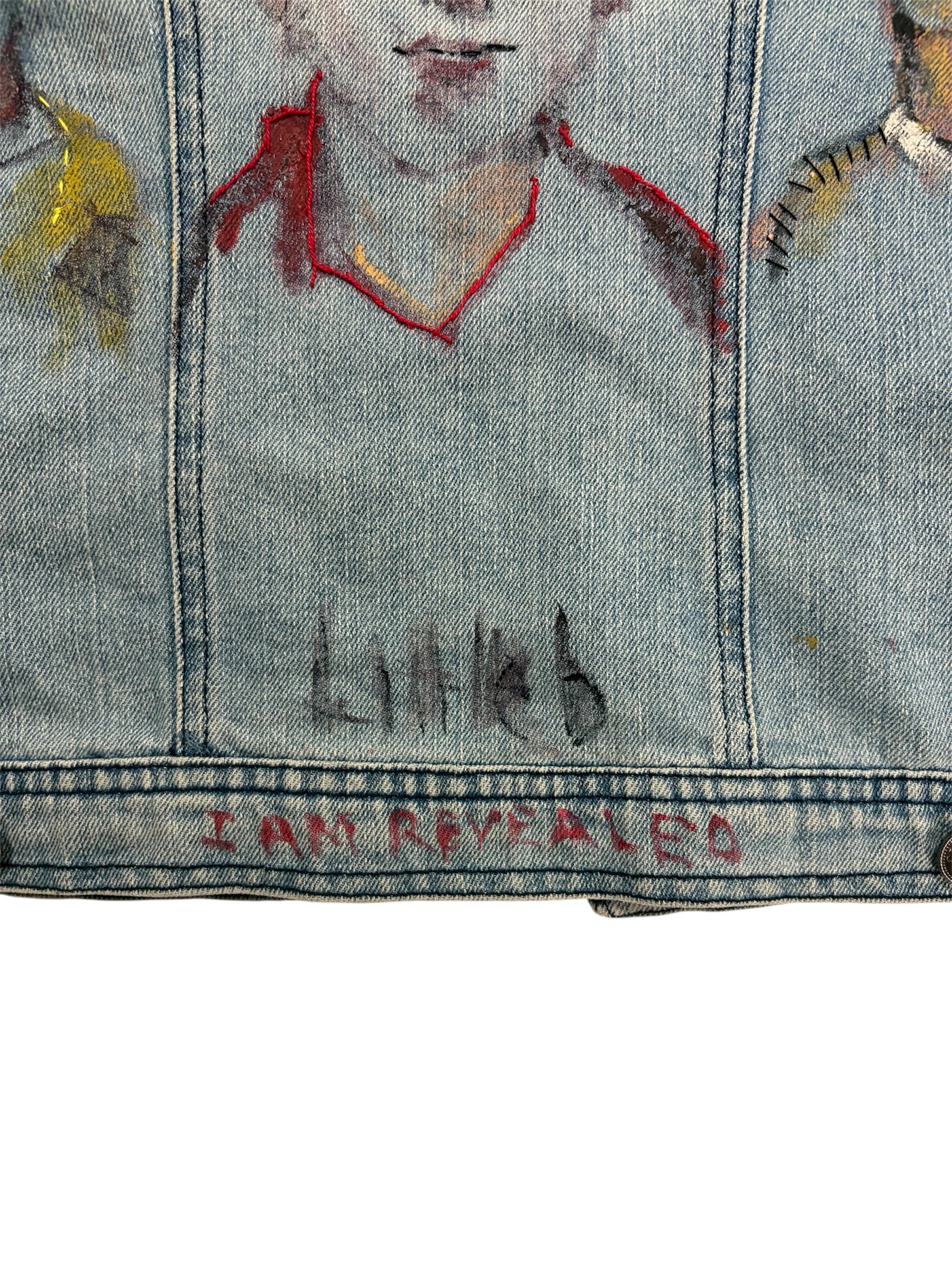 Friends Denim Jacket by Little b (Size: WM) - I AM REVEALED