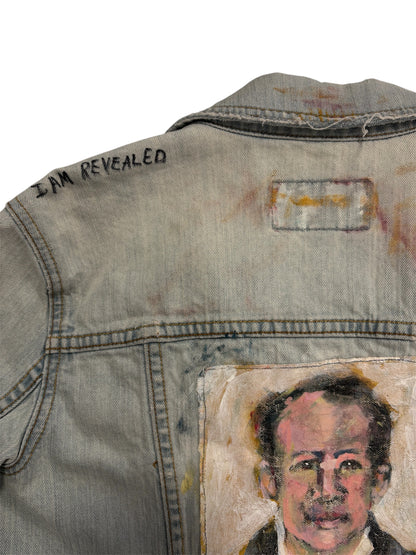 Portrait Denim Jacket by Little b (Size: WM) - I AM REVEALED