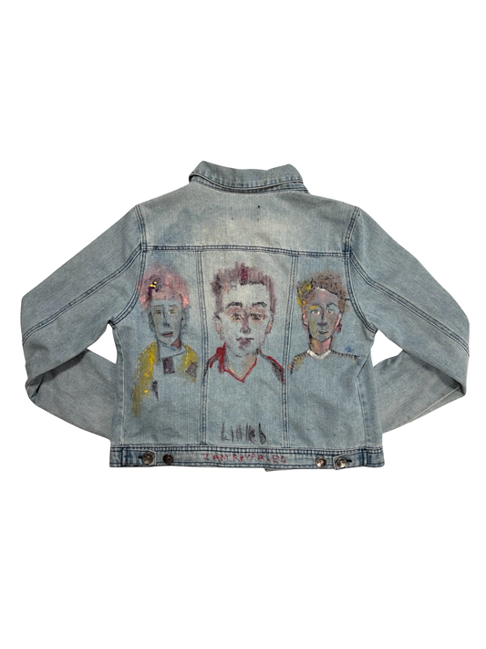 Friends Denim Jacket by Little b (Size: WM)