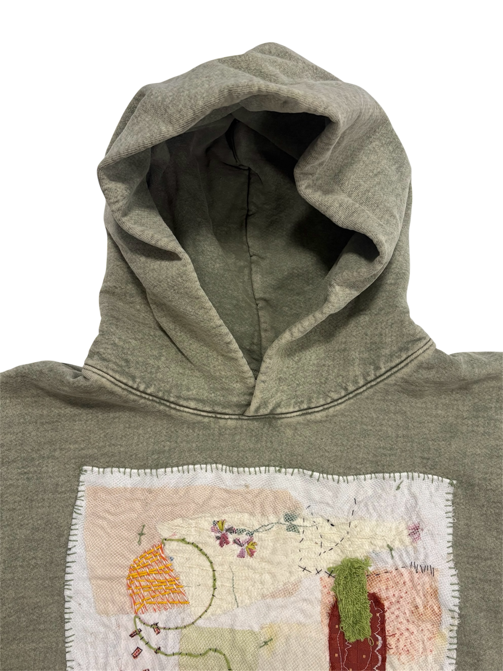 Hand-Stitched Design on Heavy-Weight Hoodie by Little b • Unisex • S