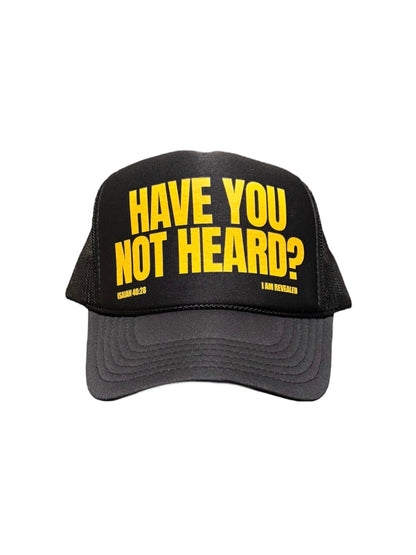 Black & Yellow Trucker