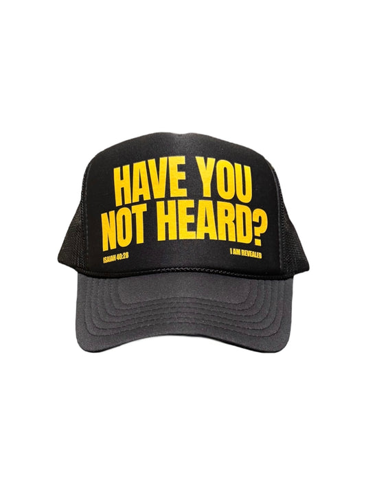 Black & Yellow Trucker