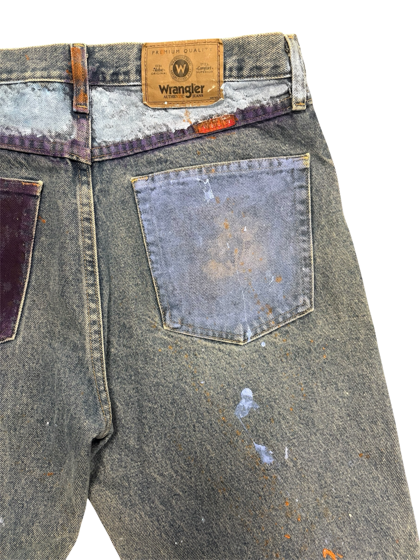 Bird & Butterfly Denim Jean by Little b (Size: 33)