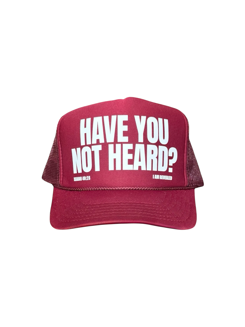 Maroon Trucker