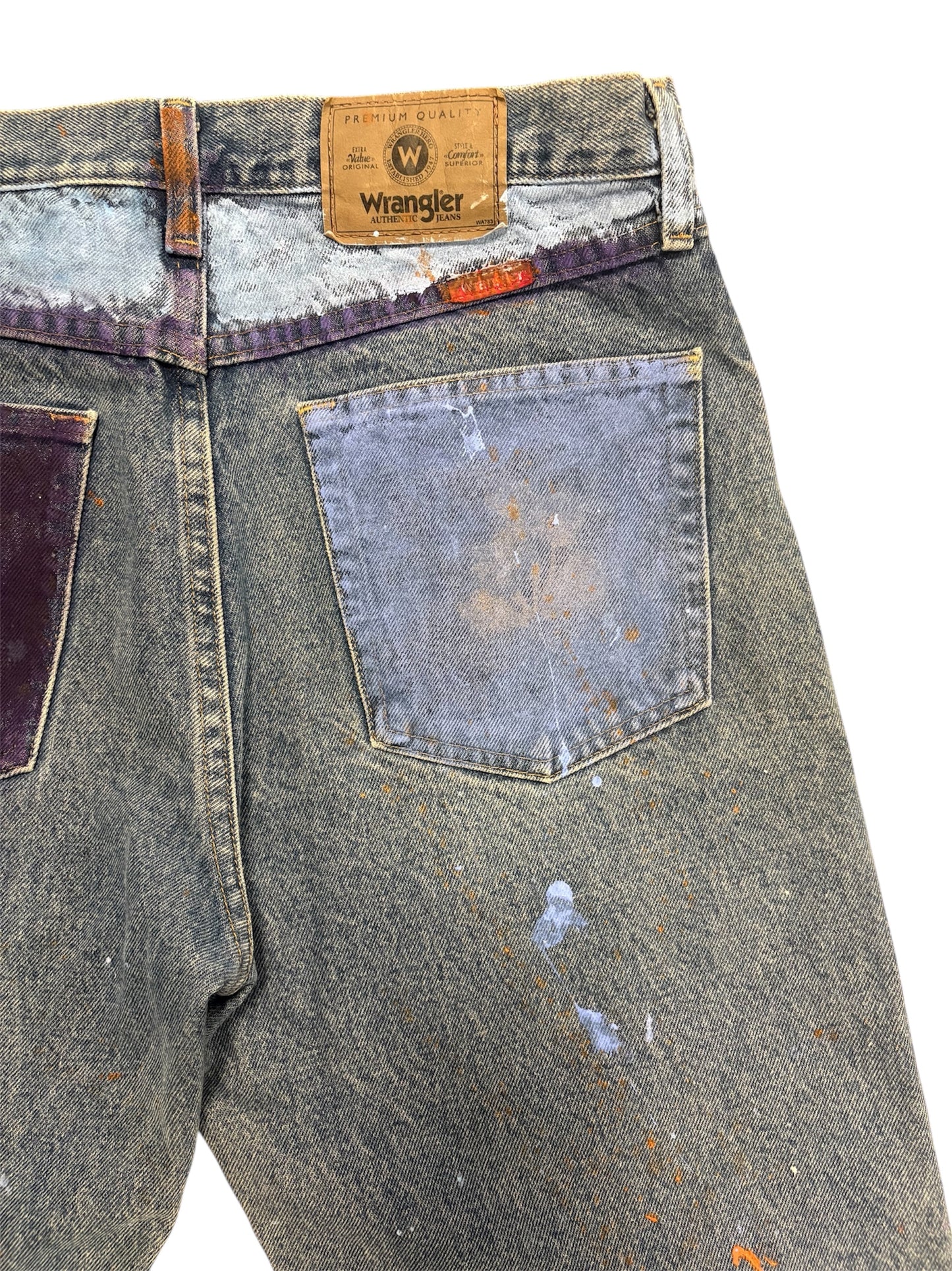 Bird & Butterfly Denim Jeans by Little b (Size: 33) - I AM REVEALED