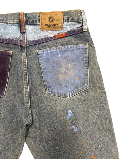 Bird & Butterfly Denim Jeans by Little b (Size: 33) - I AM REVEALED