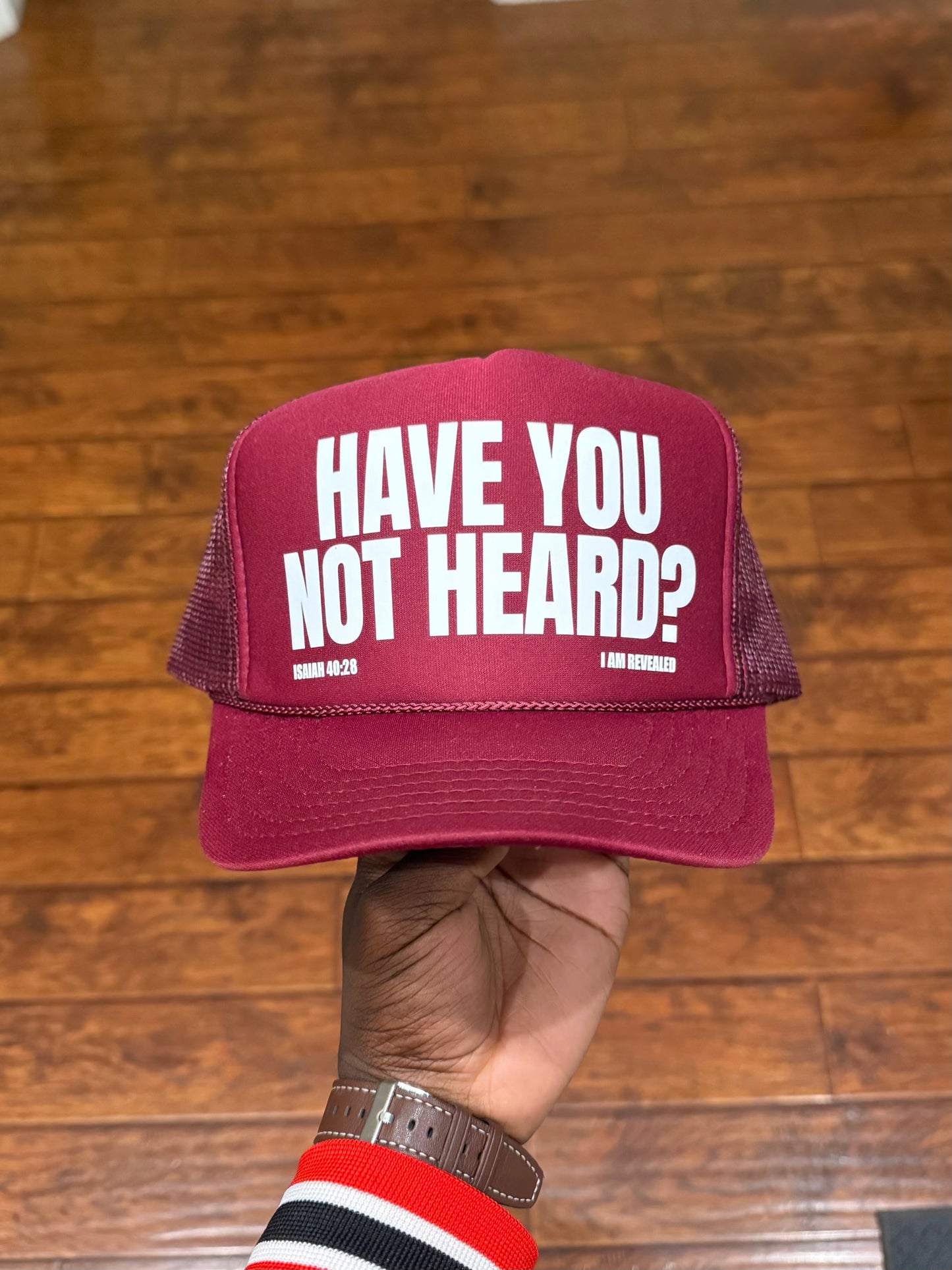 Maroon Trucker
