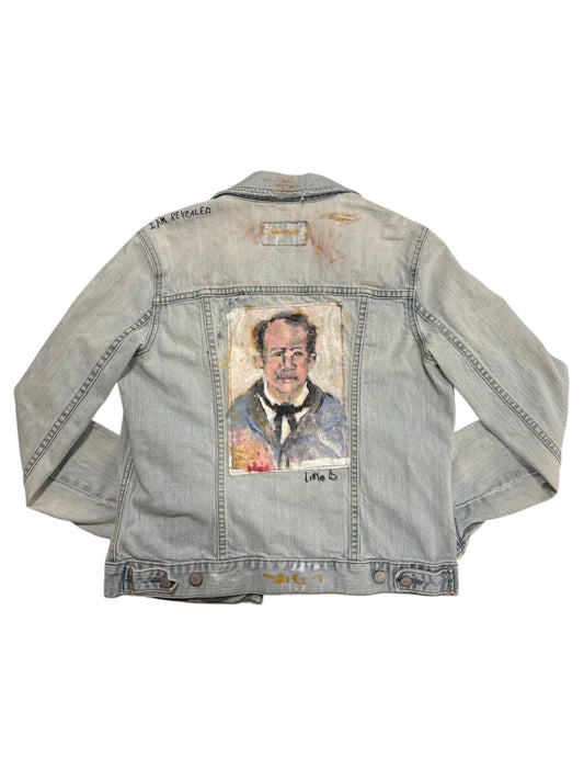 Portrait Denim Jacket by Little b (Size: WM) - I AM REVEALED