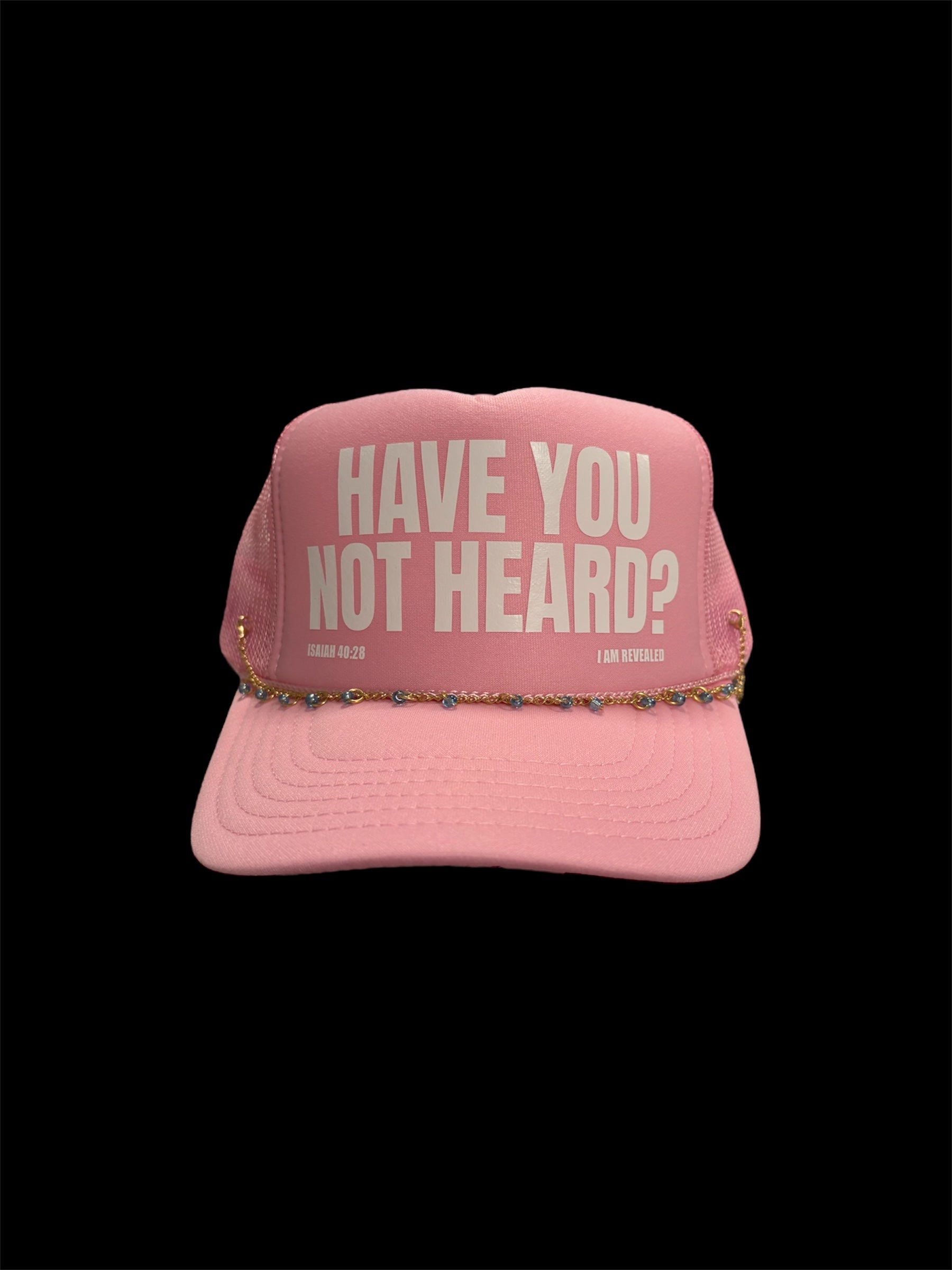 Gold & Blue Hat Chain by The Kings Misfit Kid - I AM REVEALED