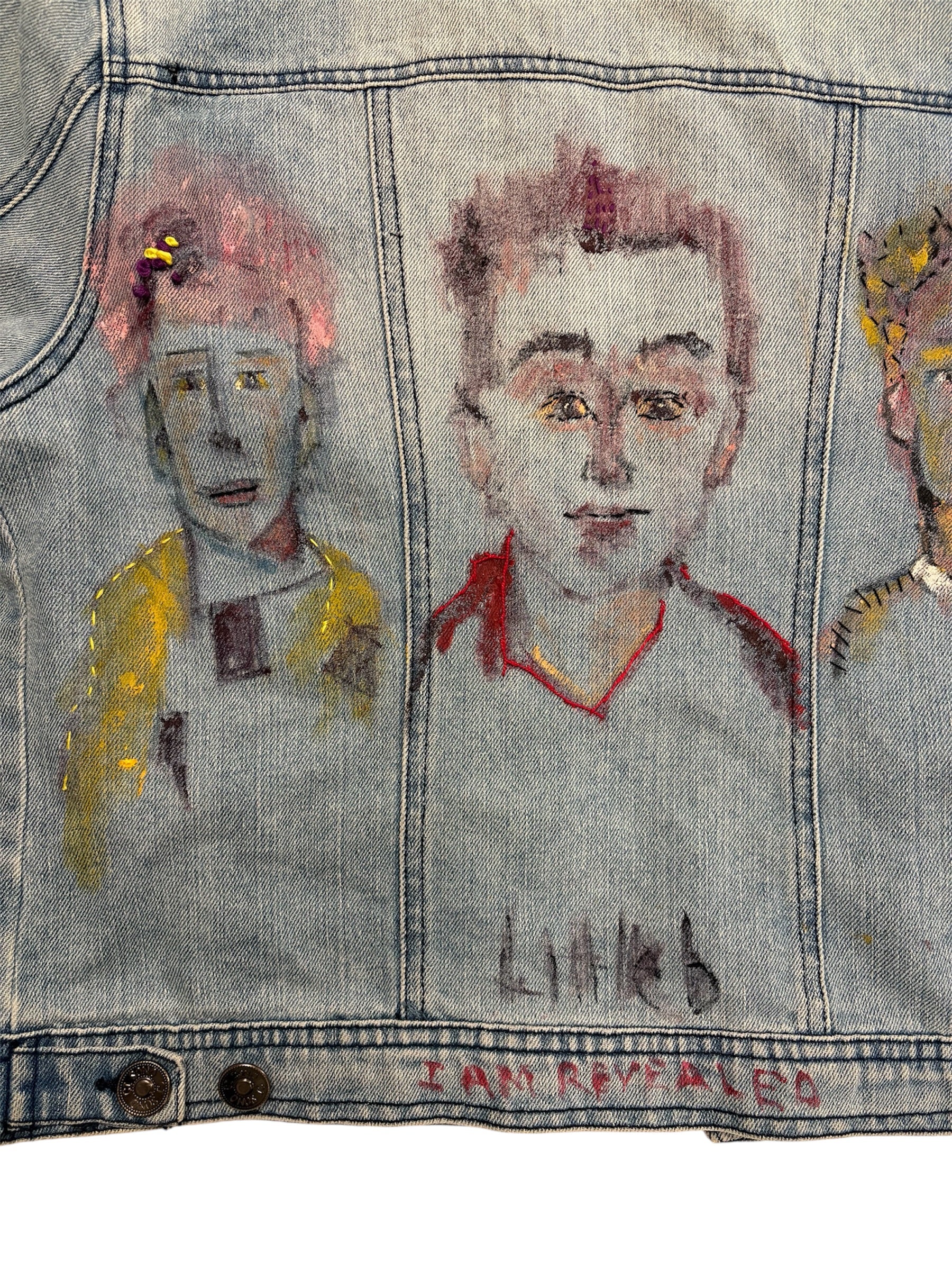 Friends Denim Jacket by Little b (Size: WM) - I AM REVEALED