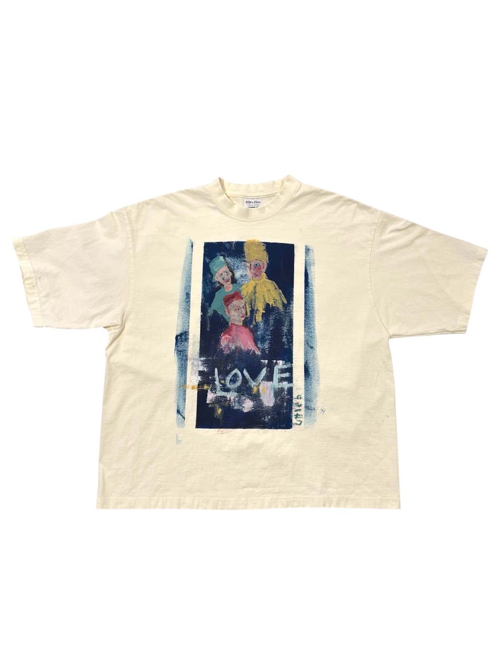 Hand-Painted ‘So Loved’ Boxy Cropped Tee by Little b • Unisex • 2XL