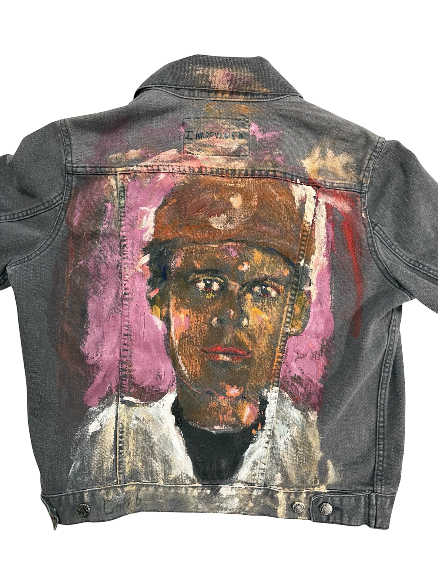 Portrait Denim Jacket by Little b (Size: M)