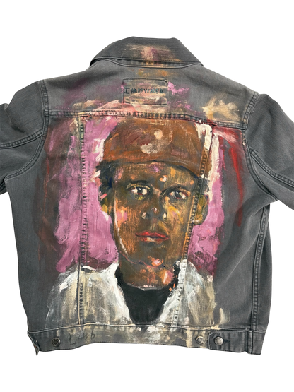 Portrait Denim Jacket by Little b (Size: M)